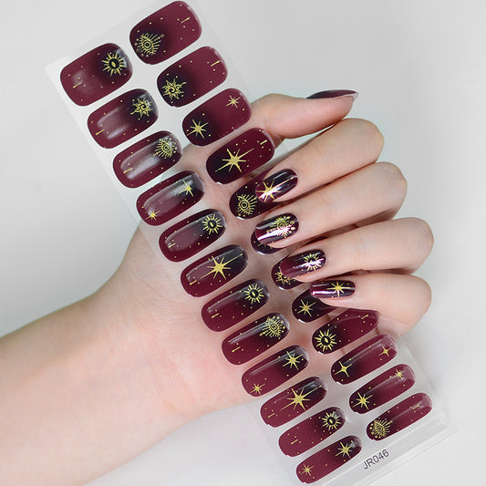 Burgundy Starry Night